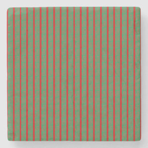 Dessous-de-verre En Pierre Bas de Noël rouge vert
