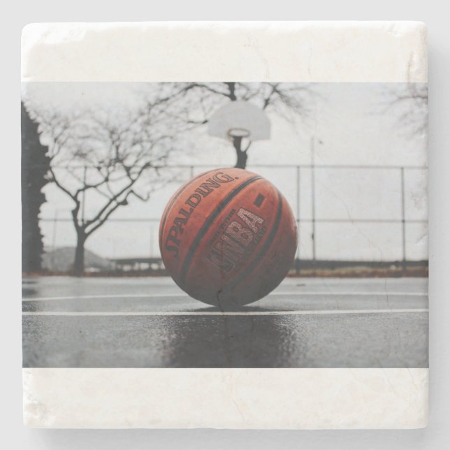 Dessous-de-verre En Pierre Basketball 2 (Devant)