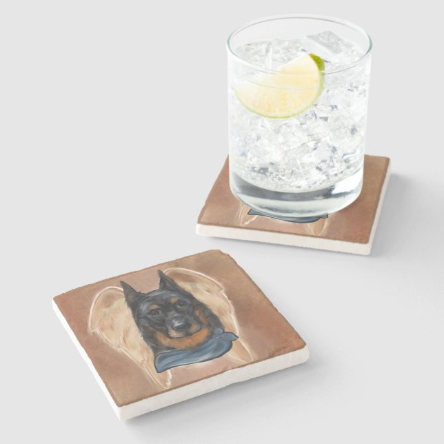 Dessous-de-verre En Pierre Beauceron (Côté)