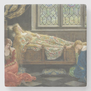 Dessous-de-verre En Pierre Beauté dormante (par John Collier)