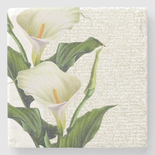 Dessous-de-verre En Pierre Beautiful Calla (Devant)