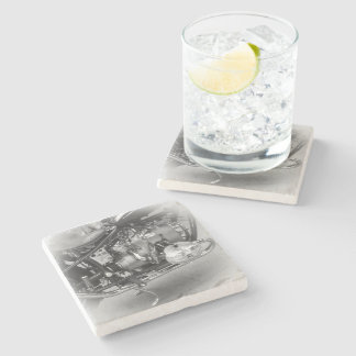 Dessous-de-verre En Pierre Beer Motorcycle Coaster 19