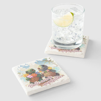 Dessous-de-verre En Pierre Belle année ensoleillée aussi