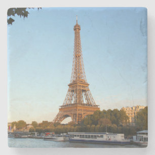 Dessous-de-verre En Pierre Belle Tour Eiffel Paris France