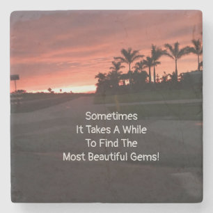 Dessous-de-verre En Pierre Belles Gemmes