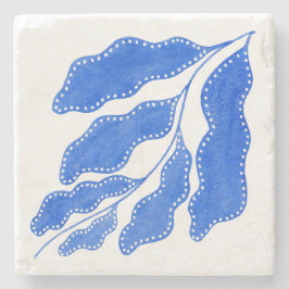 Dessous-de-verre En Pierre Bleu Méditerranée