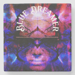 Dessous-de-verre En Pierre Blue Dreamer