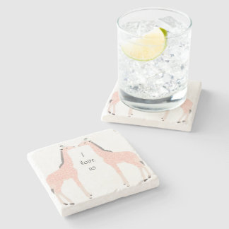 Dessous-de-verre En Pierre Boîte à Trinette Giraffes