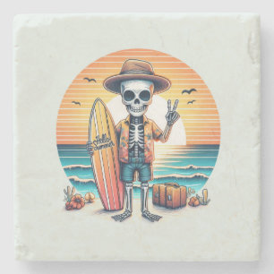 Dessous-de-verre En Pierre Bonjour été - Surfer
