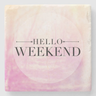 Dessous-de-verre En Pierre Bonjour Weekend