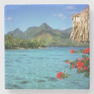 Dessous-de-verre En Pierre Bora Bora Island, Polynésie française