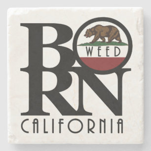 Dessous-de-verre En Pierre BORN Weed California