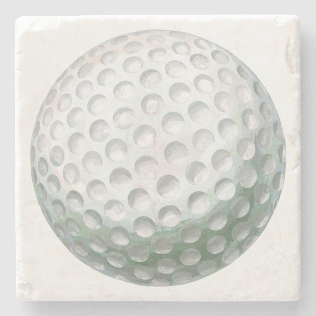 Dessous-de-verre En Pierre Boule de golf (Devant)