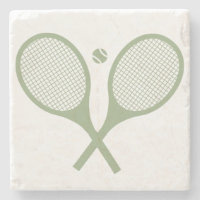 Boule de tennis minimaliste Vert Sage