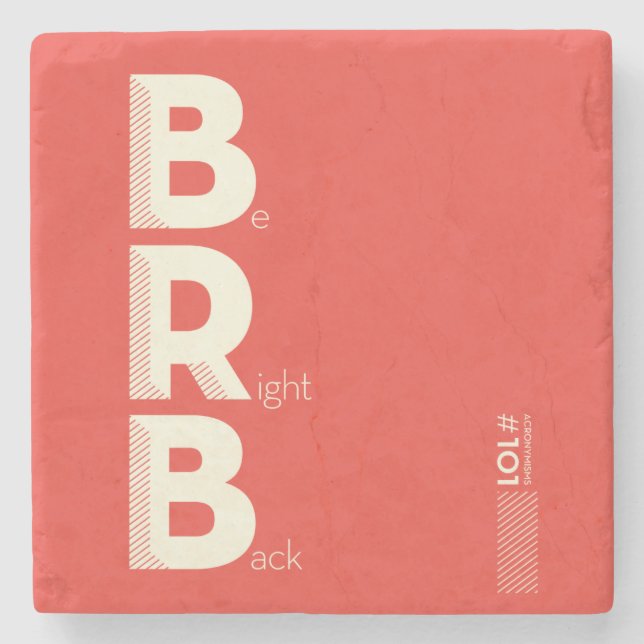 DESSOUS-DE-VERRE EN PIERRE BRB (Devant)