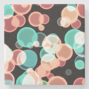Dessous-de-verre En Pierre Bulles multicolores