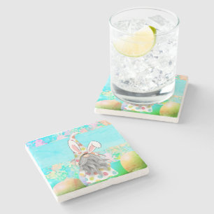 Dessous-de-verre En Pierre Bunny Gnome
