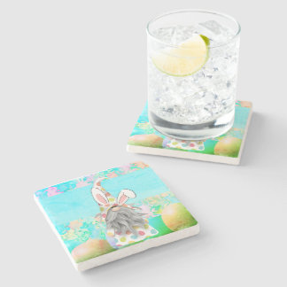 Dessous-de-verre En Pierre Bunny Gnome