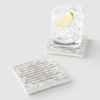 Dessous-de-verre En Pierre Cadeau à la maison pilote, dessous de verre de