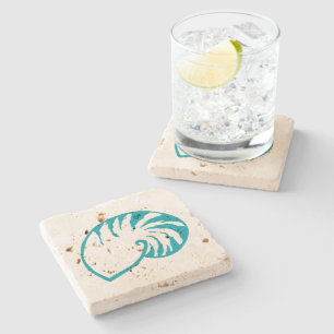 Dessous-de-verre En Pierre Cadeau de dessous de verre en pierre de coquillage