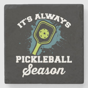 Dessous-de-verre En Pierre Cadeaux drôles de Pickleball