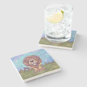 Dessous-de-verre En Pierre Cadeaux et accessoires Lion