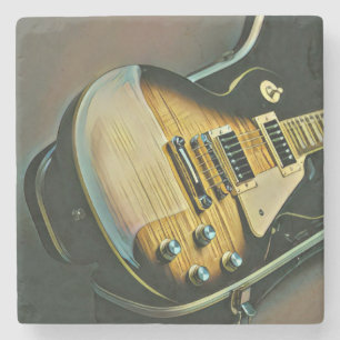 Dessous-de-verre En Pierre Cadeaux pour guitariste