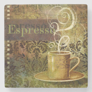 Dessous-de-verre En Pierre Café express