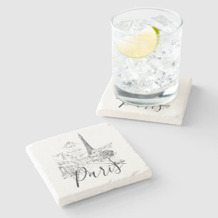 Dessous-de-verre En Pierre Café Paris  