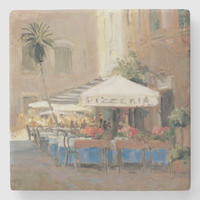 Dessous-de-verre En Pierre Café Roma (Devant)