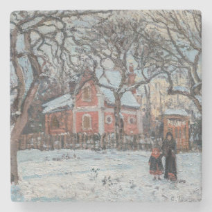 Dessous-de-verre En Pierre Camille Pissarro - Chataigniers a Louvecienne