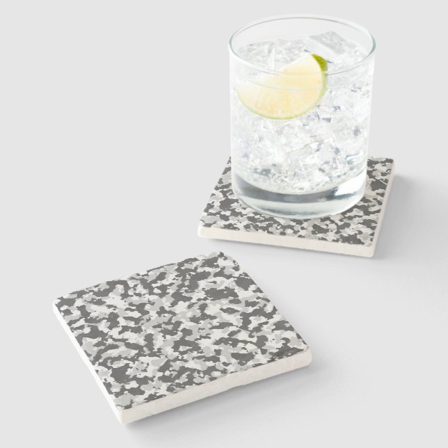 Dessous-de-verre En Pierre camouflage (Côté)