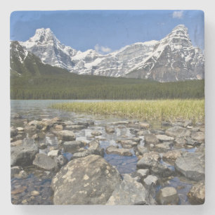 Dessous-de-verre En Pierre Canada, Alberta, Rocheuses, Banff National