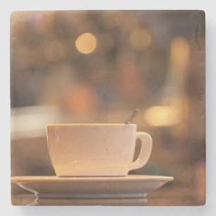Dessous-de-verre En Pierre Cappuccino, Venise, Italie