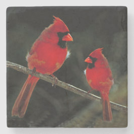 DESSOUS-DE-VERRE EN PIERRE CARDINAL