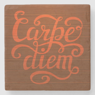 Dessous-de-verre En Pierre Carpe Diem