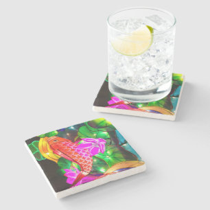 Dessous-de-verre En Pierre Carpes illuminées