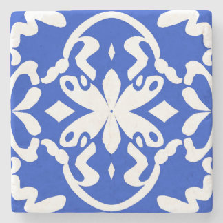 Dessous-de-verre En Pierre Carrelage bleu flottant