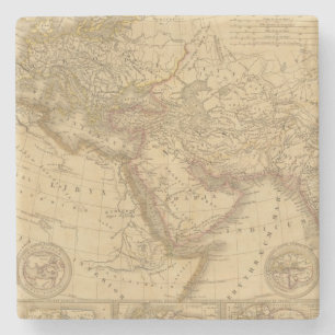 Dessous-de-verre En Pierre Carte antique