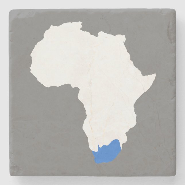 Dessous-de-verre En Pierre Carte de l'Afrique du Sud (Devant)