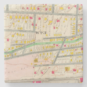 Dessous-de-verre En Pierre Carte de Yonkers NY
