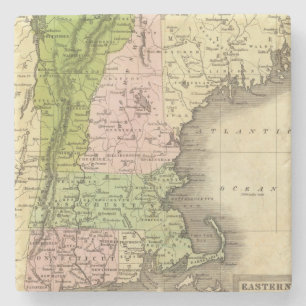 Dessous-de-verre En Pierre Carte orientale d'Olney d'états