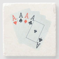 Cartes De Poker Quad Aces,