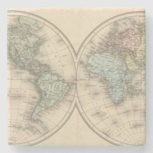 Dessous-de-verre En Pierre Cartes du monde
