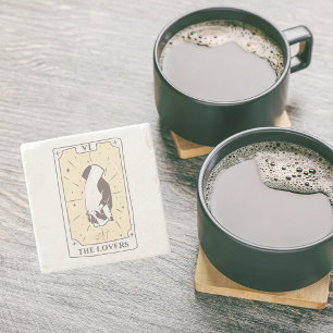 Dessous-de-verre En Pierre Cartes Tarot   FÊTE DES MARIÉES   MARIAGE   Neutre