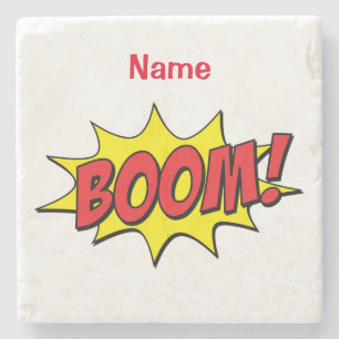 Dessous-de-verre En Pierre Cartoon Boom Thunder_Cove
