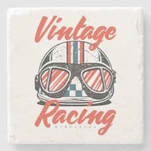Dessous-de-verre En Pierre Casque de course