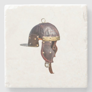 Dessous-de-verre En Pierre Casque militaire romain antique