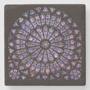 Dessous-de-verre En Pierre Cathédrale Notre-Dame de Paris Rose