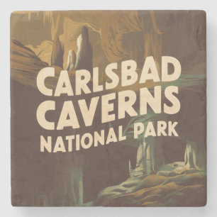 Dessous-de-verre En Pierre Cavernes Carlsbad Parc National Cave